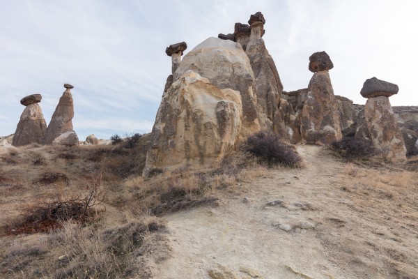 Каменные грибы Каппадокии